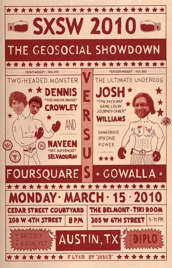 The media blew up the Foursquare-Gowalla rivalry.