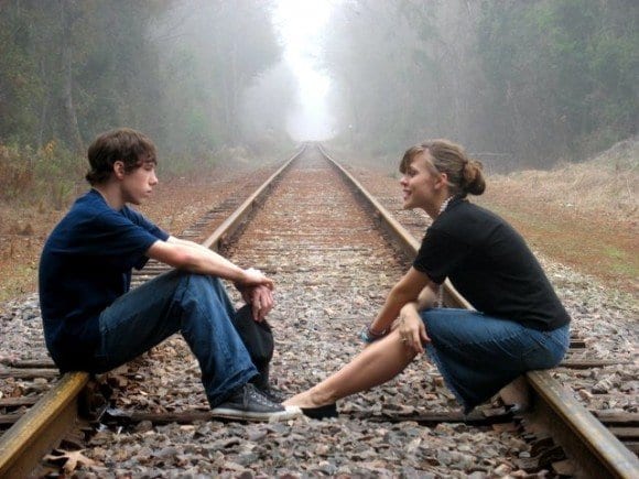 "Let's discuss the existence of God and Obama's foreign policy while trying not to think about the train that will kill us shortly."