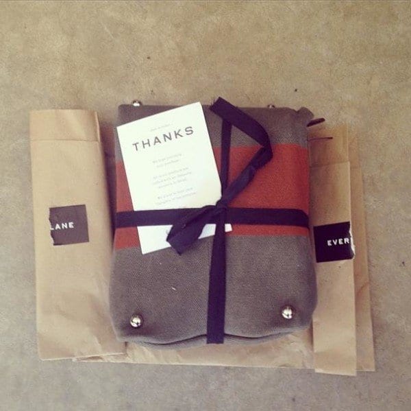 Everlane packaging