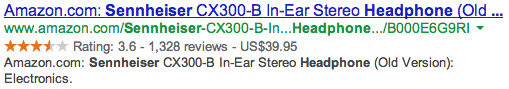 Rich snippets for product reviews SEO