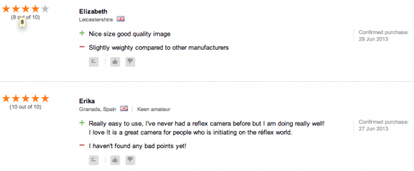 Verified reviews from reevoo