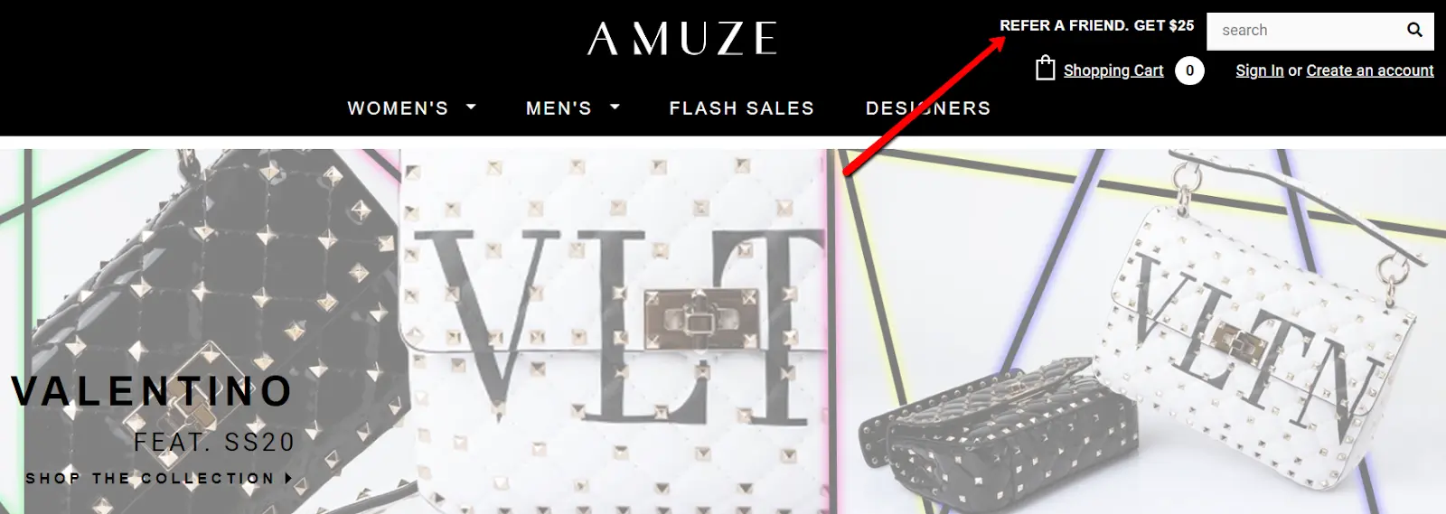 Amuze CTA example