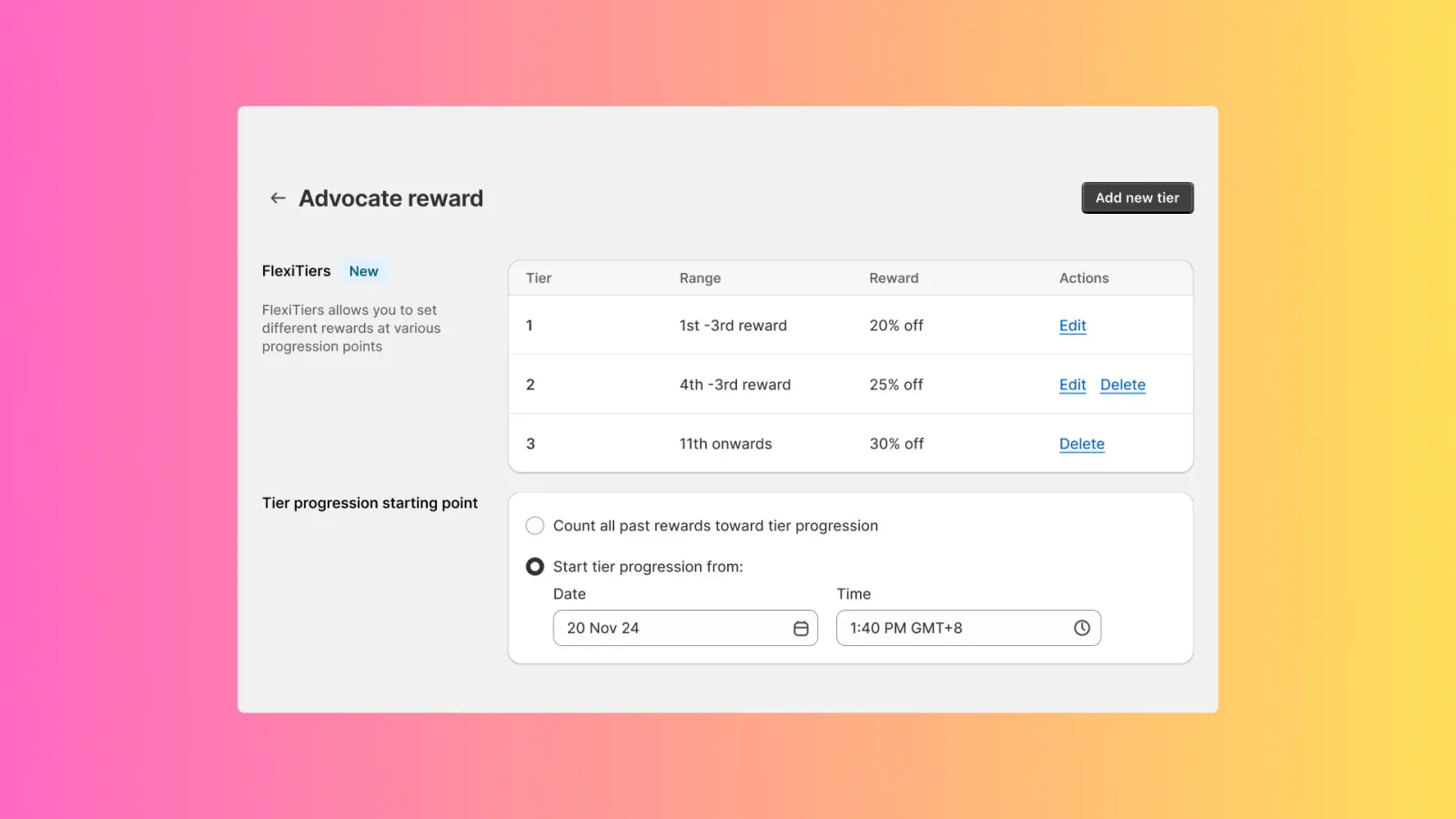 Introducing FlexiTiers: A Smarter Way to Reward and Grow Your Affiliate or Referral program