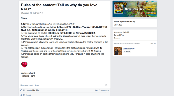 New Rock City contest commitment consistency ReferralCandy