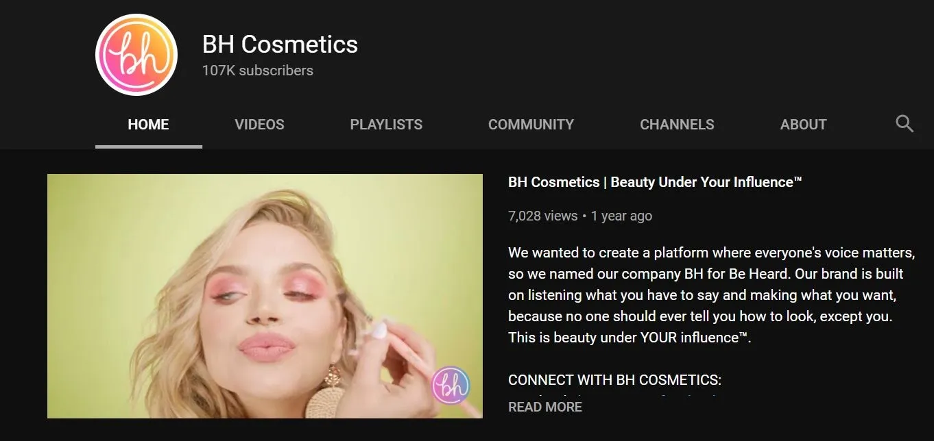 text message marketing example bh cosmetics sms marketing small business