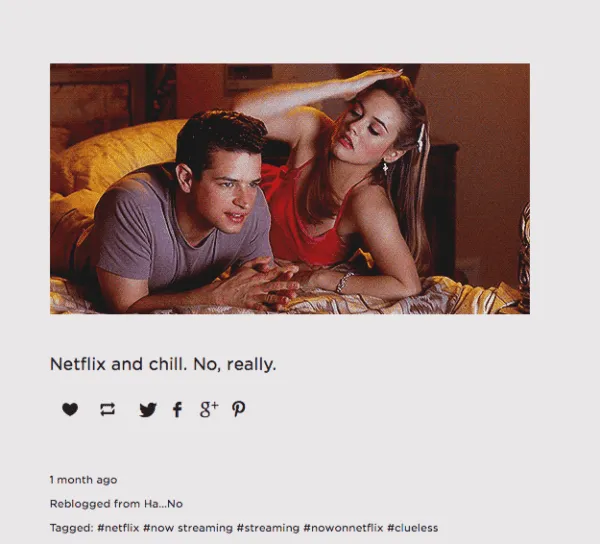 netflix blog netflix and chill tumblr