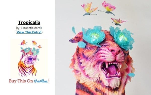 Threadless Threadcakes Tropicalia 